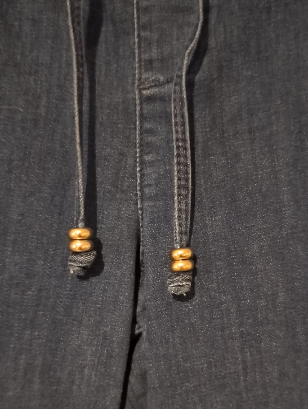 Chico's Pull On Wide Leg Jeans, 12 - Picture 5 of 9